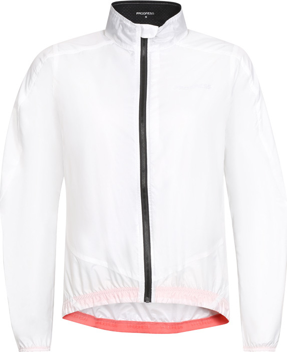Dámská cyklistická větrovka PROGRESS Flowy Bike bílá Velikost: S