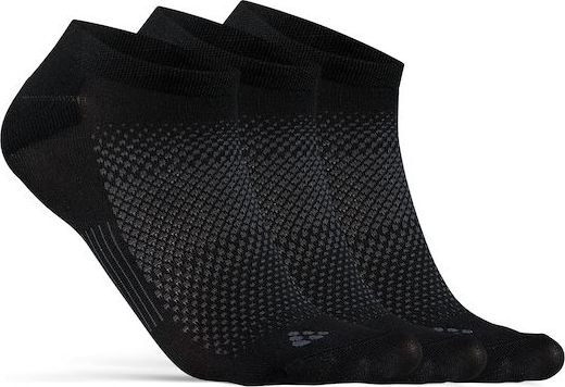 Funkční ponožky CRAFT Core Dry Footies 3-pack černé Velikost: 43-45