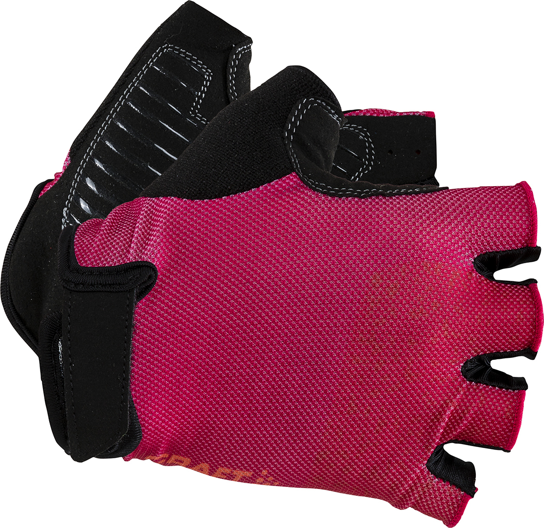 Cyklistické rukavice CRAFT Go růžové Velikost: XS