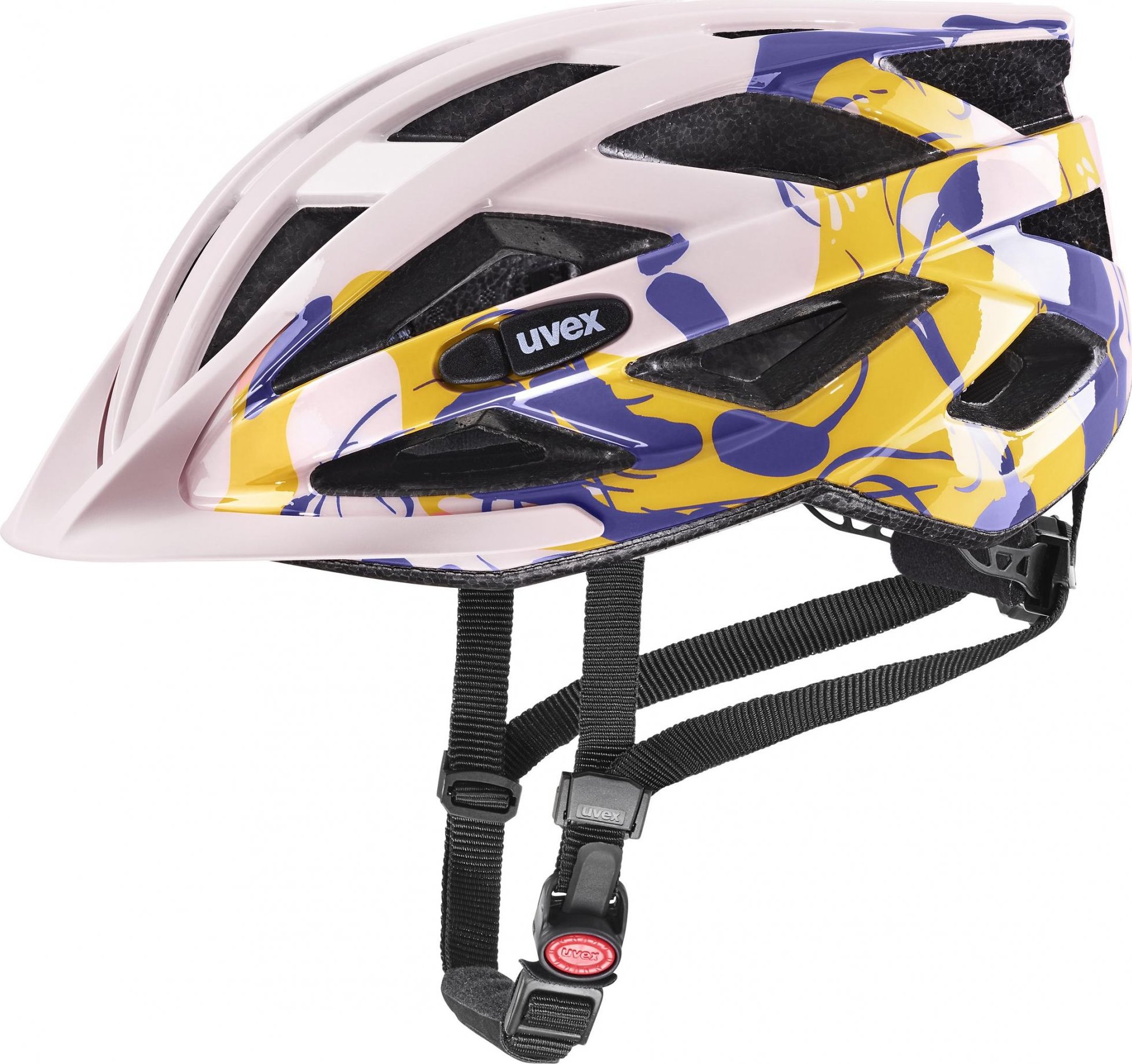 Cyklistická helma UVEX Air Wing béžová Velikost: 52-57