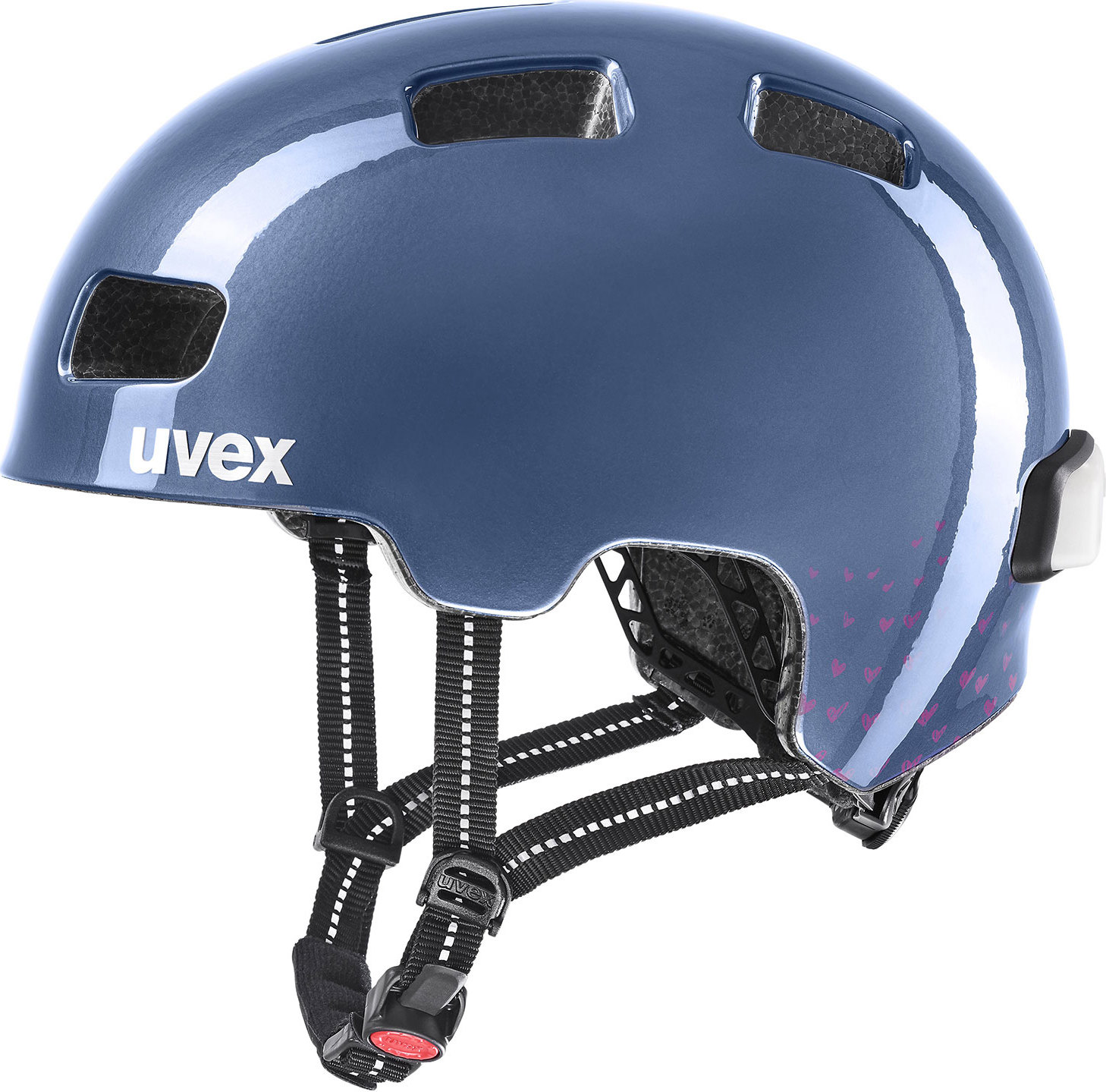 Cyklistická helma UVEX City 4 Mini Me modrá Velikost: 58-61