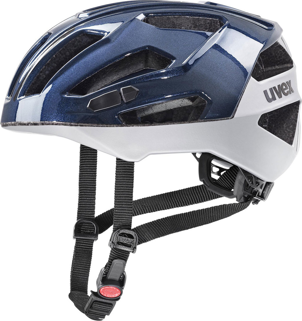 Cyklistická helma UVEX Gravel X modrá Velikost: 52-57