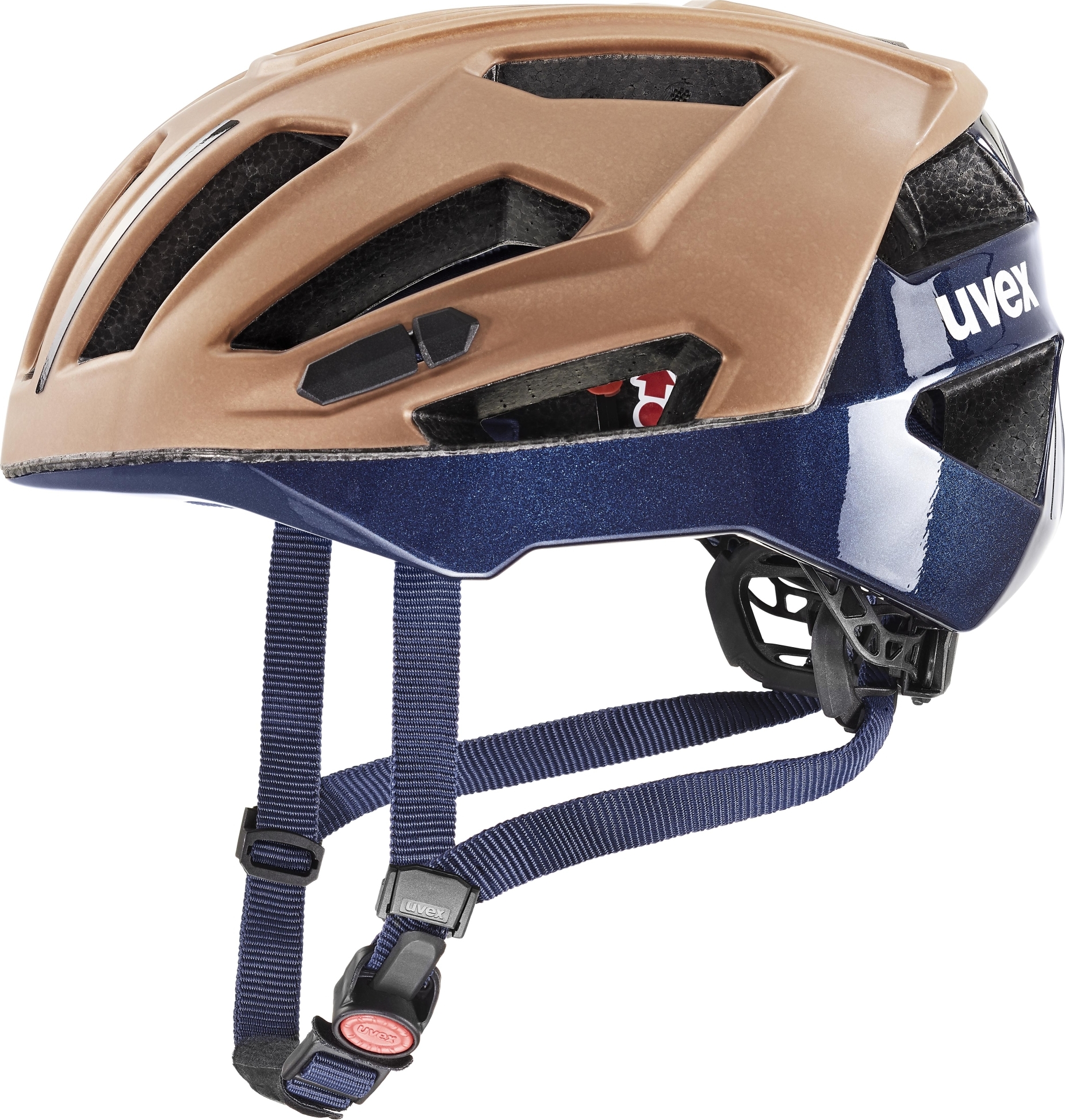 Cyklistická helma UVEX Gravel X hnědá Velikost: 56-61