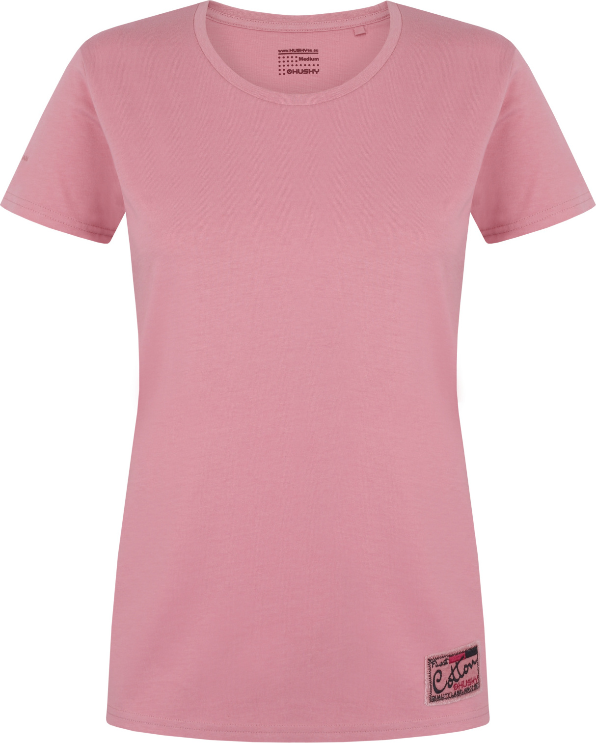 Dámské bavlněné triko HUSKY Tee Base růžové Velikost: XXL