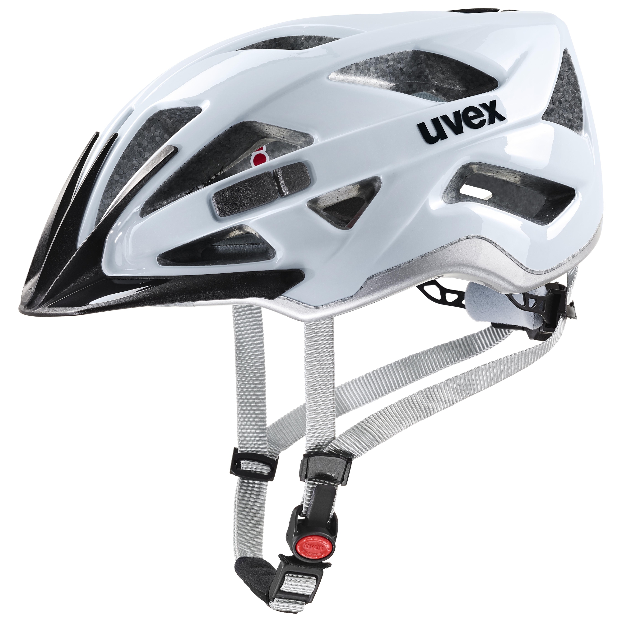 Cyklistická helma UVEX Active šedá Velikost: 52-57