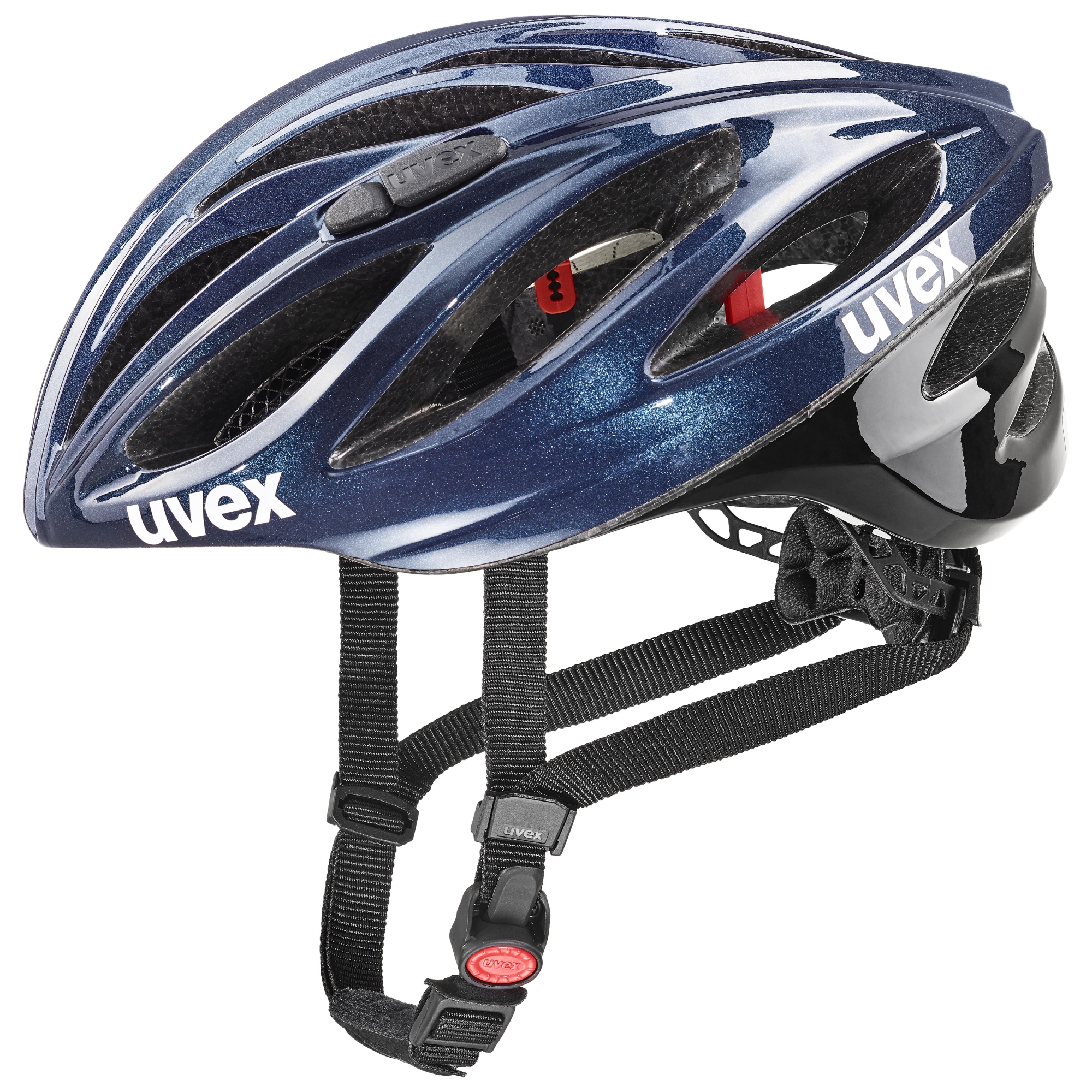Cyklistická helma UVEX Boss Race modrá Velikost: 55-60