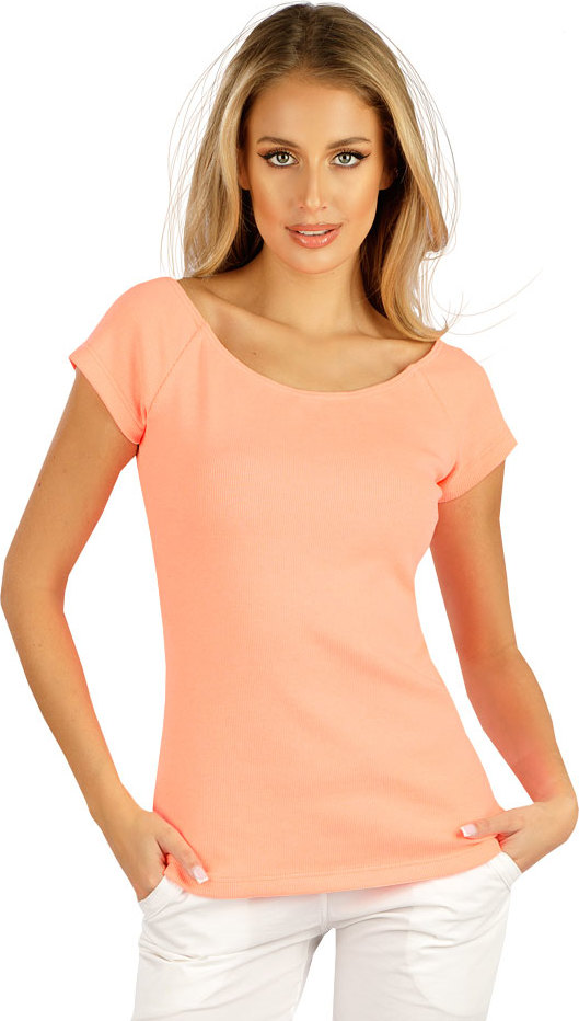 Dámské triko LITEX s krátkým rukávem oranžové Velikost: S, Barva: reflexní oranžová