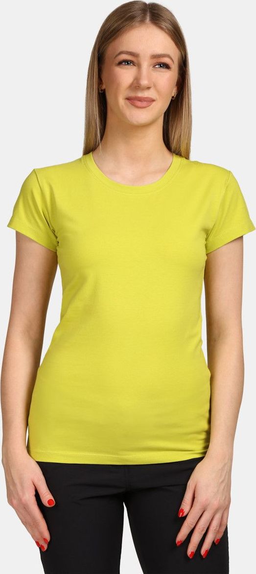 Dámské bavlněné triko KILPI Promo zelené Velikost: 34