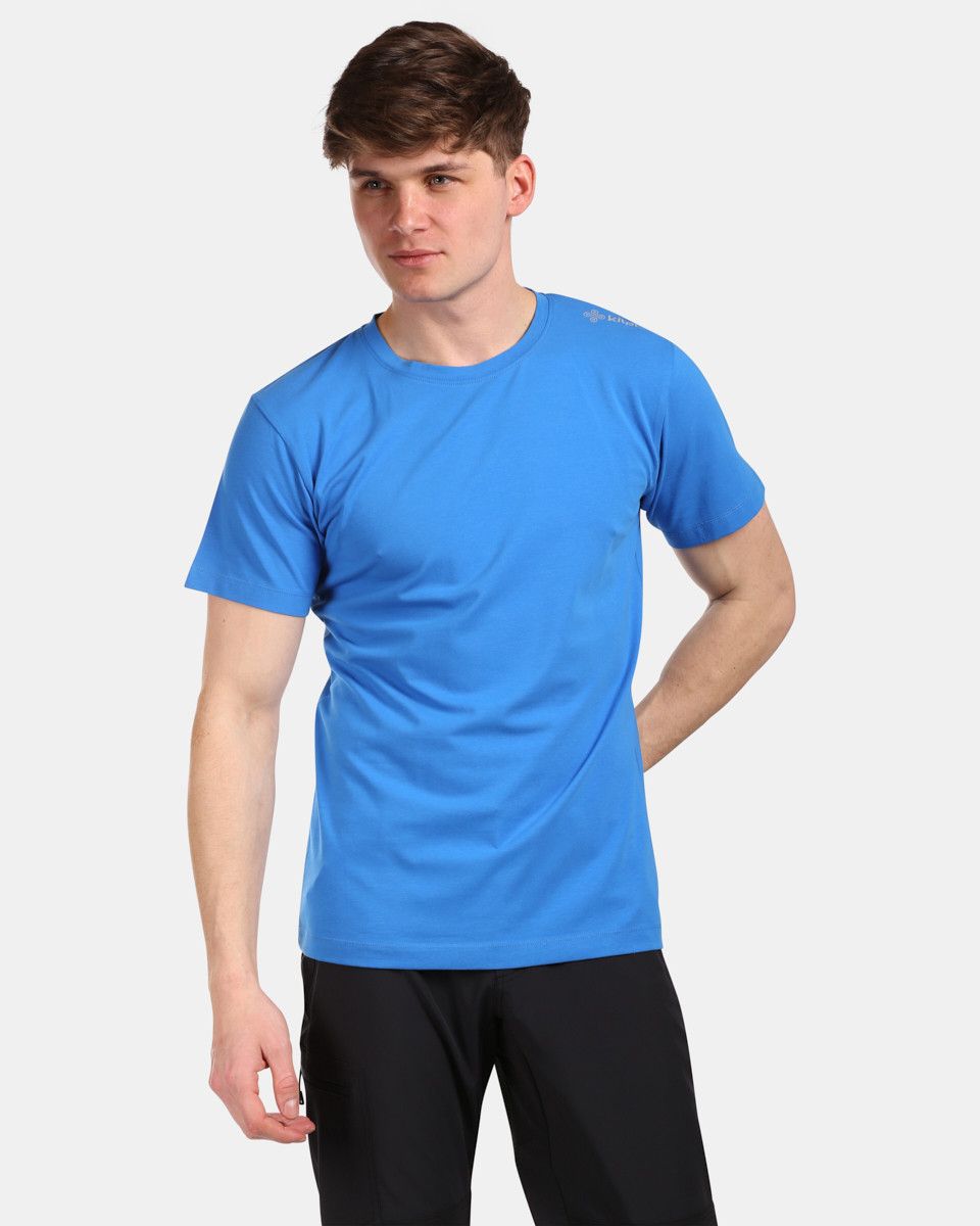 Pánské bavlněné triko KILPI Promo modré Velikost: L