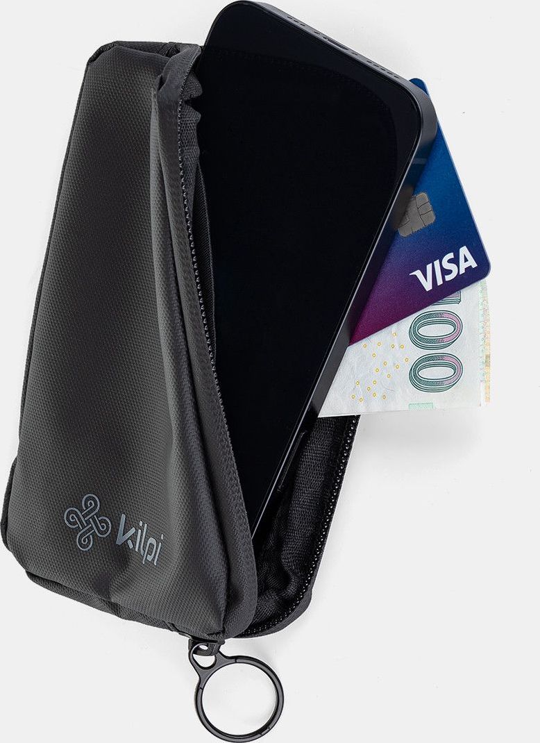 Unisex sportovní peněženka KILPI Pay černá Velikost: UNI