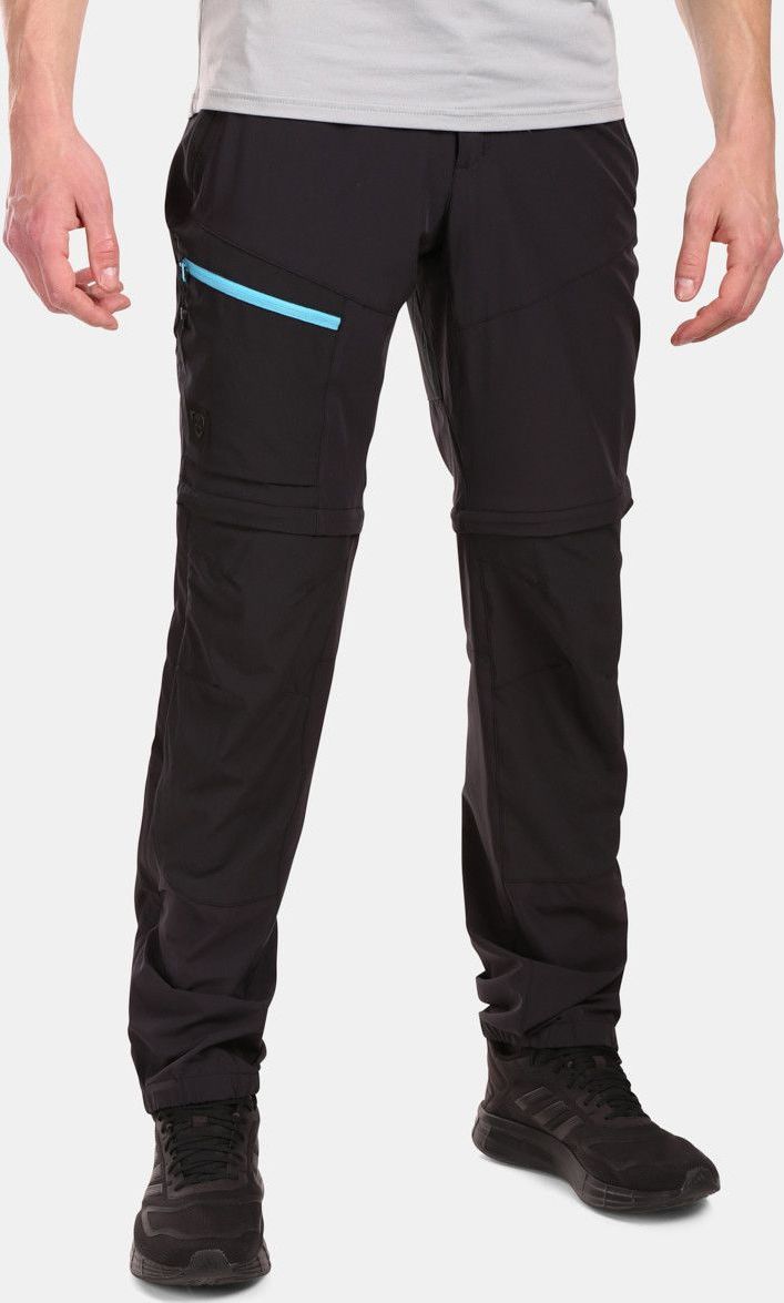 Pánské outdoorové kalhoty 2v1 KILPI Hosio černé Velikost: 3XL