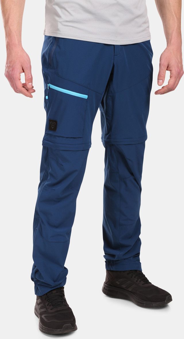 Pánské outdoorové kalhoty 2v1 KILPI Hosio modré Velikost: XXL