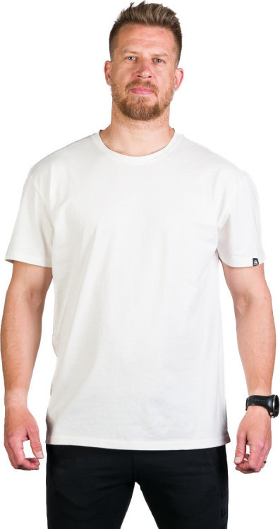Pánské bavlněné triko NORTHFINDER Tyrel bílé Velikost: XL
