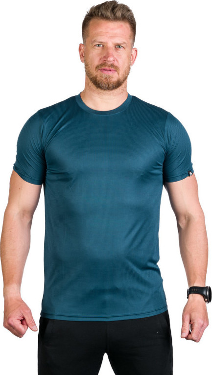 Pánské rychleschnoucí triko NORTHFINDER Mason modré Velikost: S