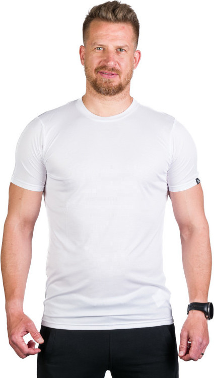 Pánské rychleschnoucí triko NORTHFINDER Mason bílé Velikost: M