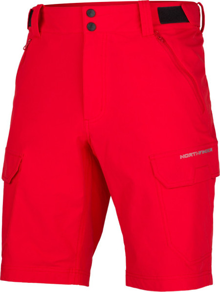 Pánské turistické šortky NORTHFINDER Rusty červené Velikost: XL