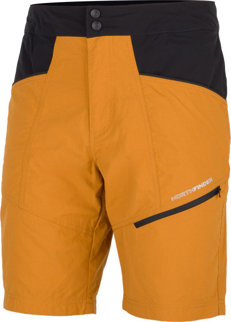Pánské turistické šortky NORTHFINDER Mathew žluté Velikost: XL