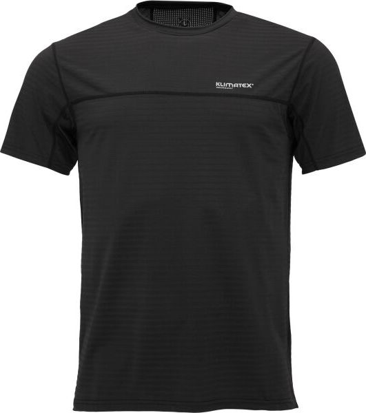 Pánské sportovní triko KLIMATEX Steven černé Velikost: XL