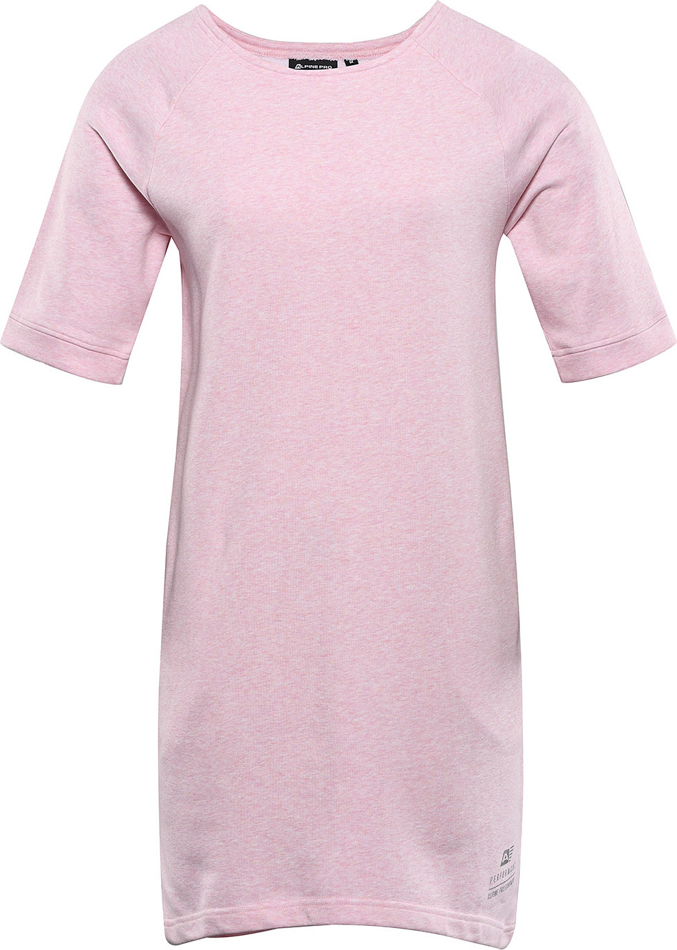 Dámské bavlněné šaty ALPINE PRO Moleda růžové Velikost: XS