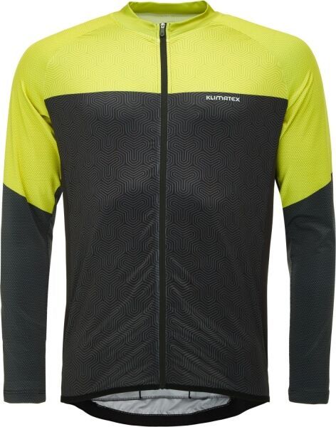 Pánský cyklistický dres KLIMATEX Indu černý Velikost: M