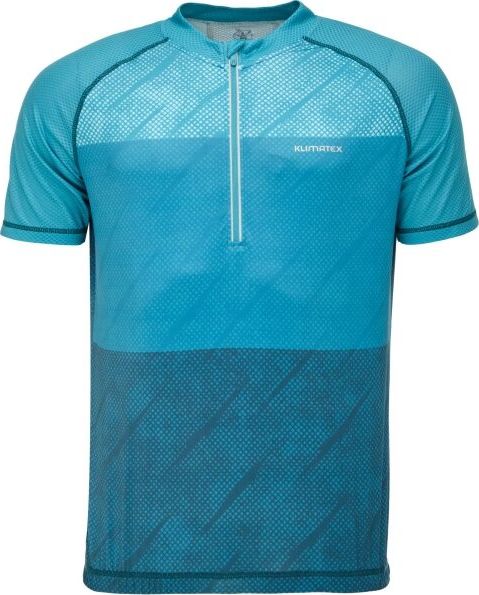 Pánský cyklistický dres KLIMATEX Jari modrý Velikost: XXL