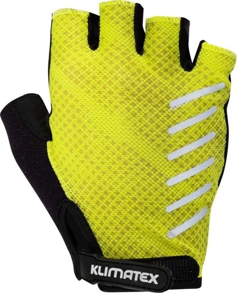 Pánské cyklistické rukavice KLIMATEX Eike zelené Velikost: XXL