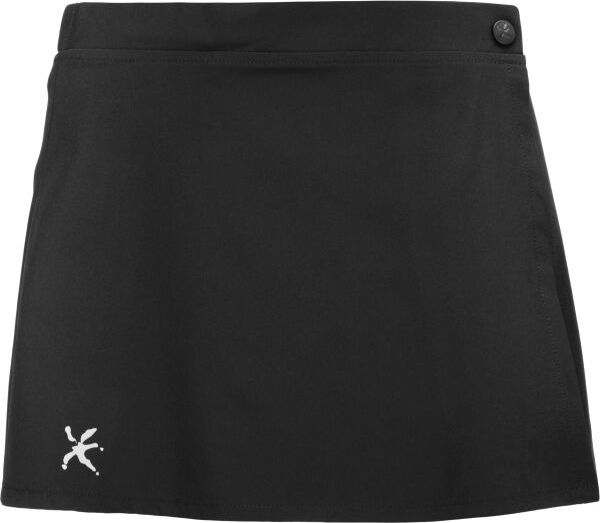 Dámská zavinovací cyklo sukně KLIMATEX Poppy černá Velikost: XL