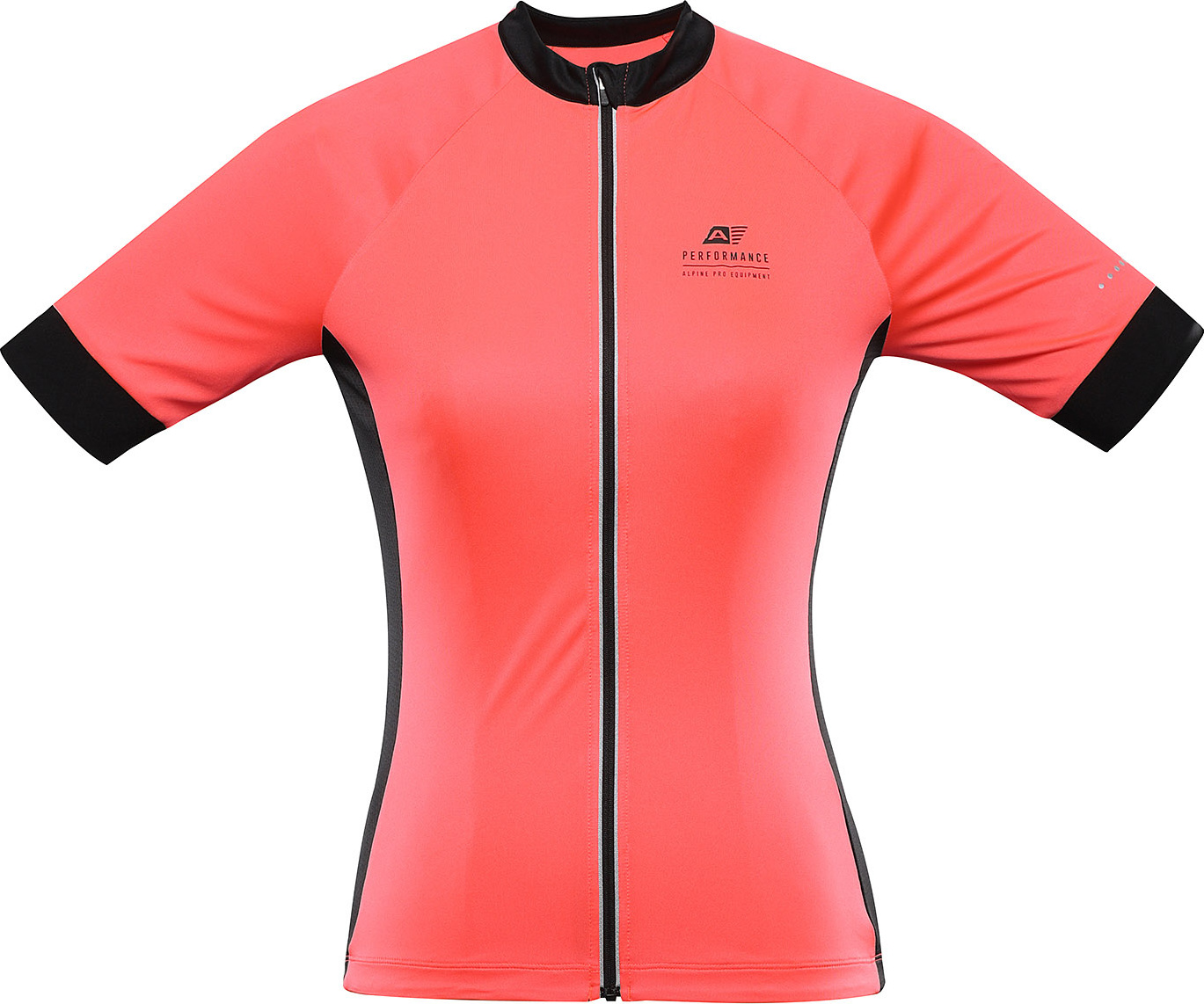 Dámský cyklistický dres ALPINE PRO Sagena růžový Velikost: XS
