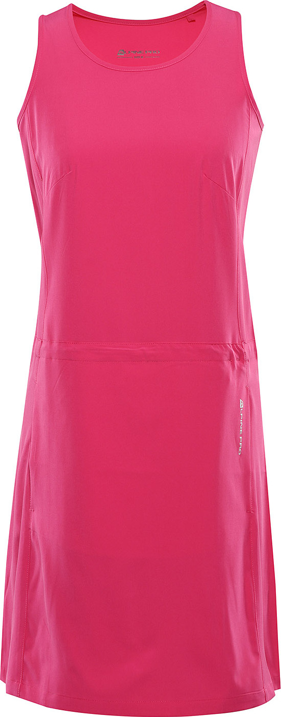 Dámské letní šaty ALPINE PRO Collena růžové Velikost: M