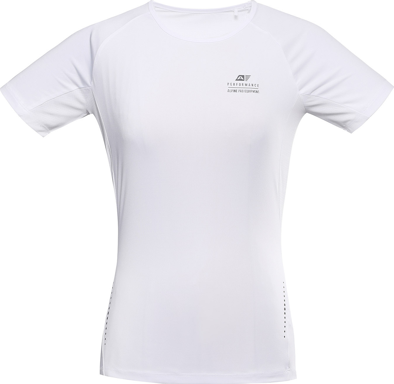 Dámské funkční triko ALPINE PRO Bonda bílé Velikost: XXL