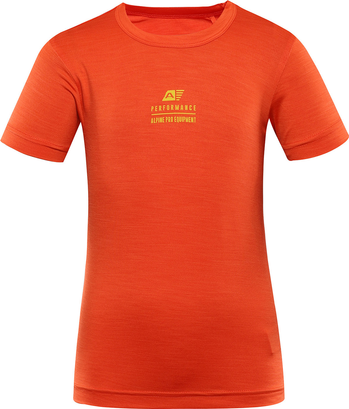 Dětské funkční triko ALPINE PRO Basiko oranžové Velikost: 140-146