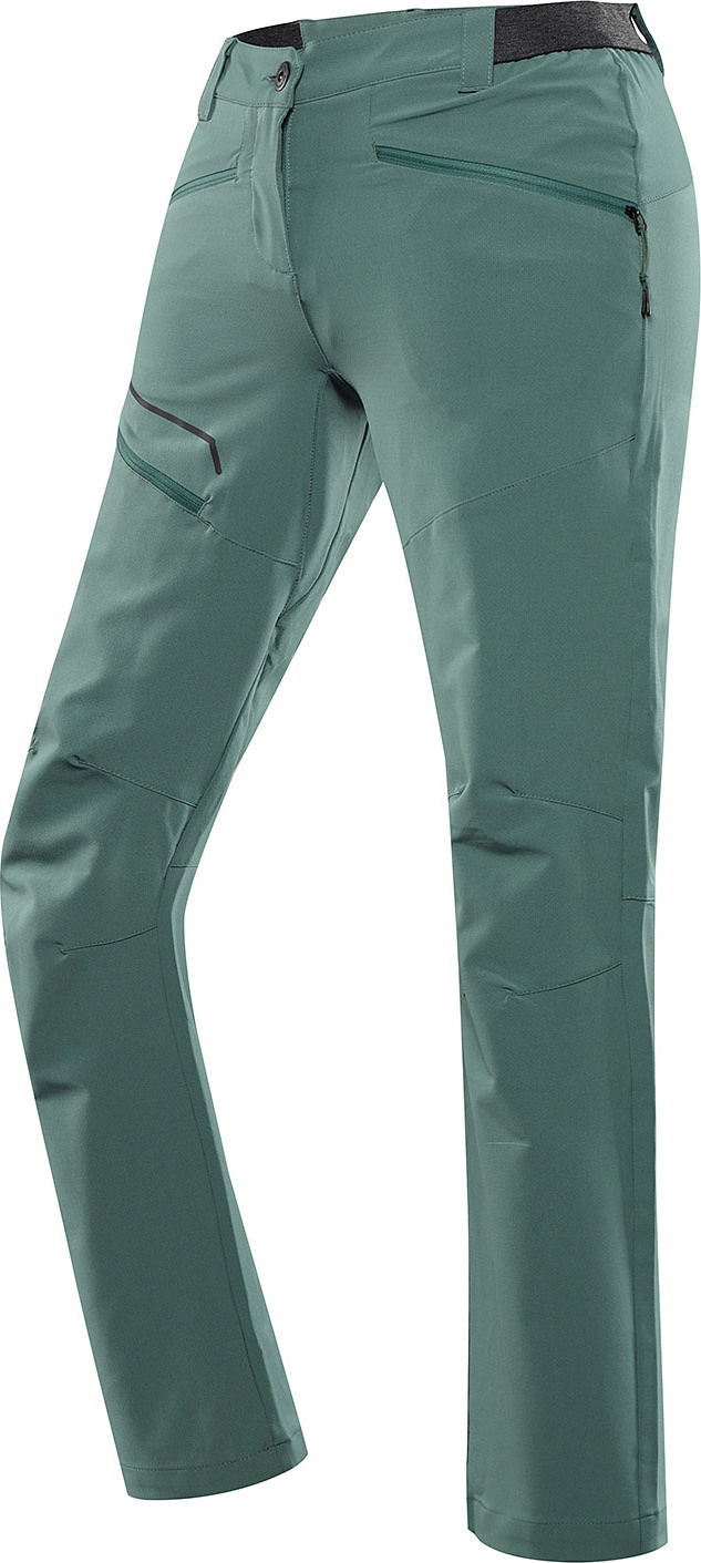 Dámské softshellové kalhoty ALPINE PRO Ramela zelené Velikost: 40