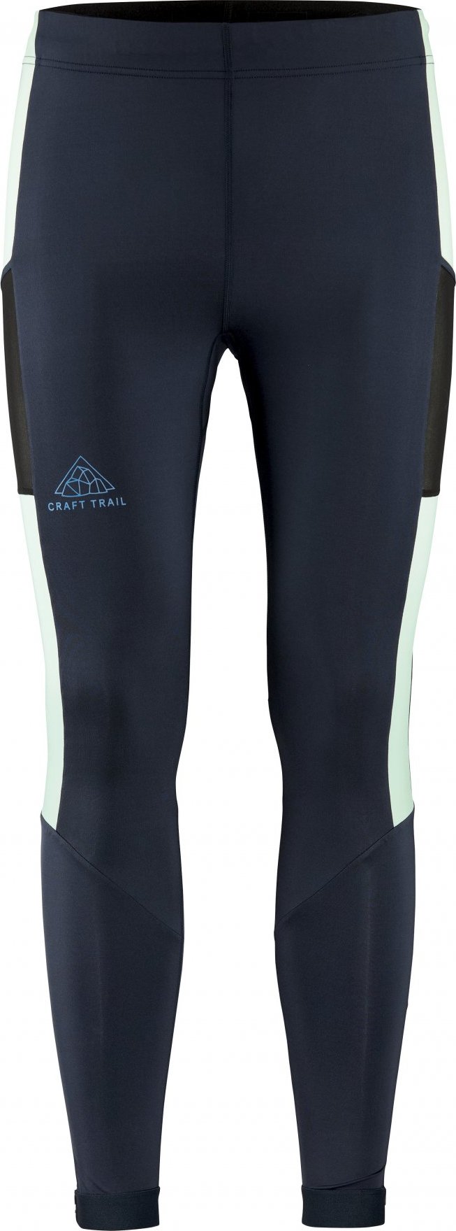 Pánské běžecké kalhoty CRAFT PRO Trail Tights - modrá Velikost: L