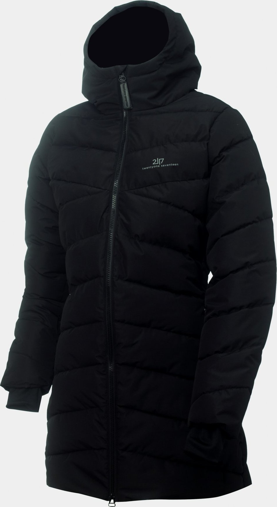 Dámský zateplený kabát 2117 Anneberg černá Velikost: L