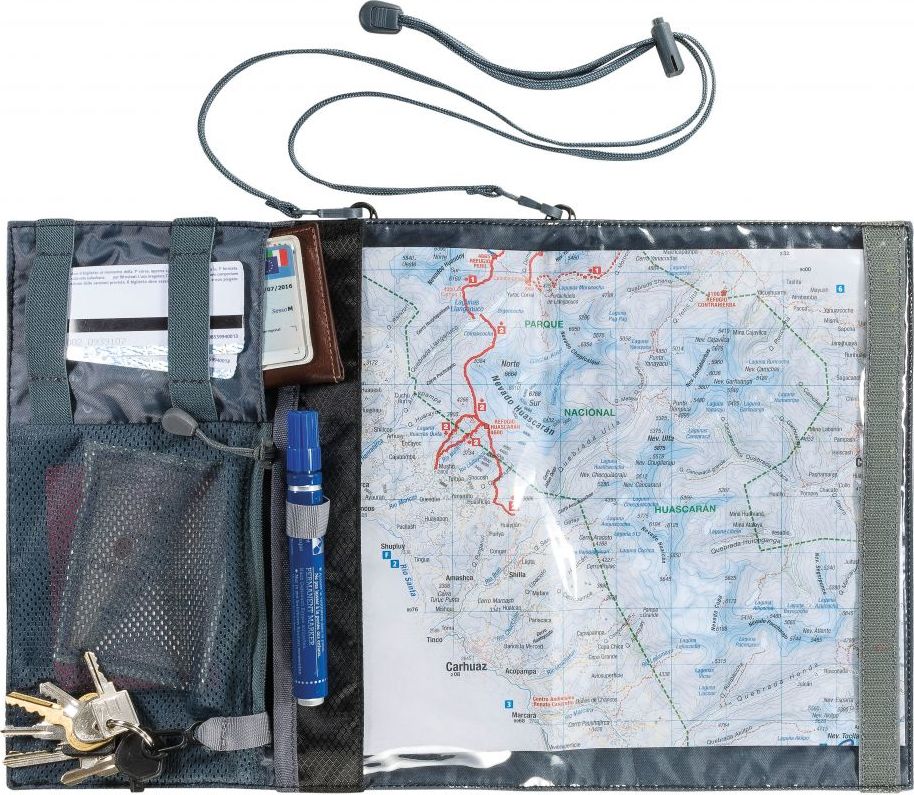 Obal na dokumenty FERRINO Shell Map černá Barva: černá