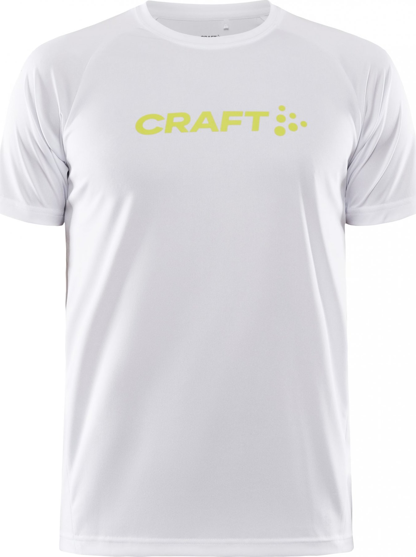 Pánské funkční triko CRAFT Core Essence Logo bílé Velikost: M