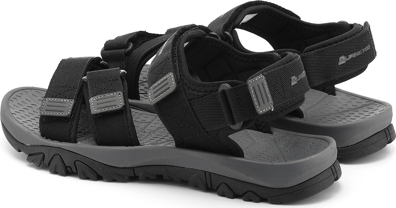 Pánské outdoorové sandály ALPINE PRO Kilew černé Velikost: 41