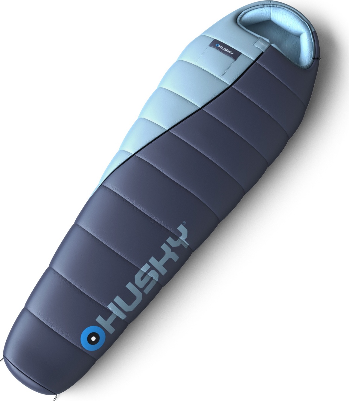 Syntetický třísezónní spacák HUSKY Enemy modrý Velikost: onesize