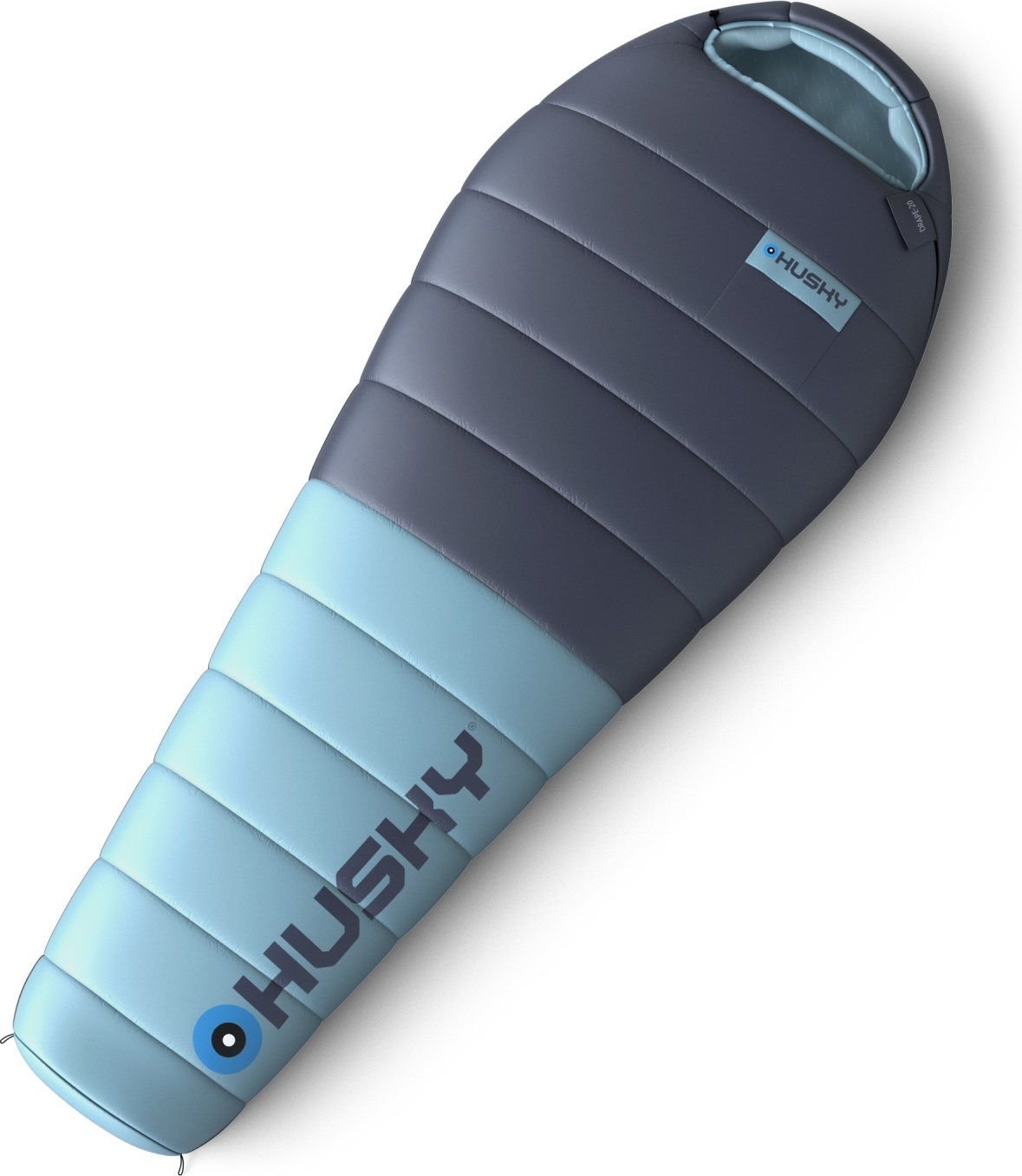 Péřový zimní spacák HUSKY Drape blue Velikost: onesize