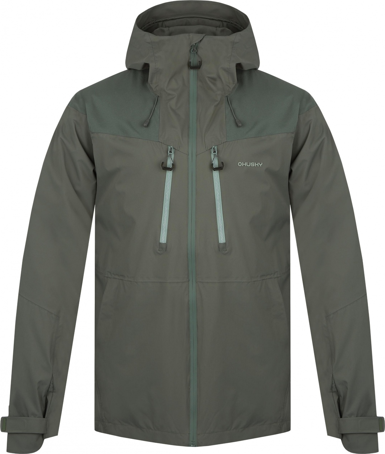 Pánská nepromokavá bunda HUSKY Nicker zelená Velikost: S