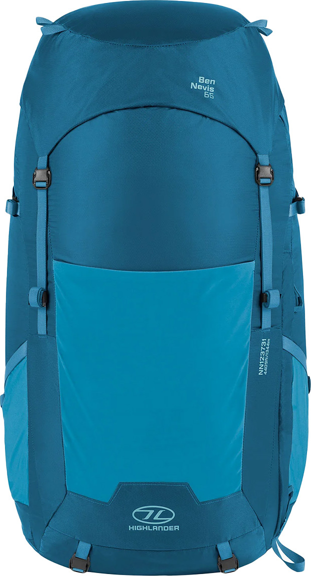 Dámský turistický batohy HIGHLANDER Ben Nevis 65l modrá