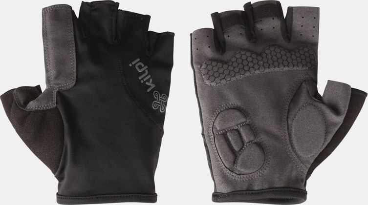 Unisex cyklistické rukavice KILPI Geleni černé Velikost: M
