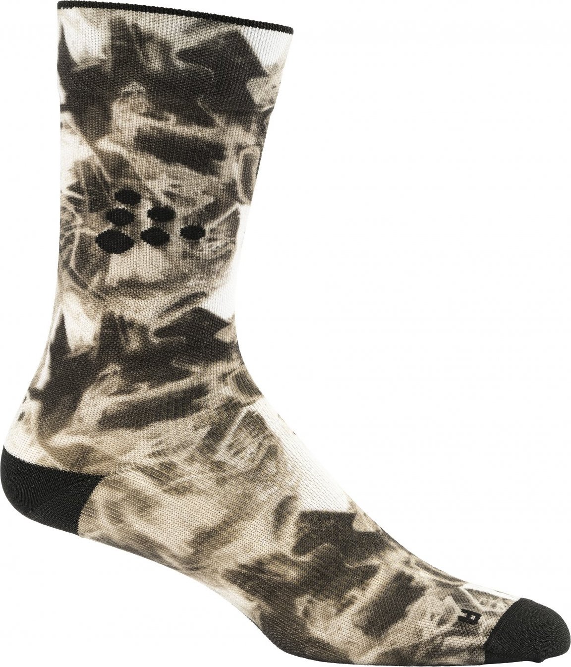 Běžecké ponožky CRAFT PRO Hypervent Print - hnědá Velikost: 40-42