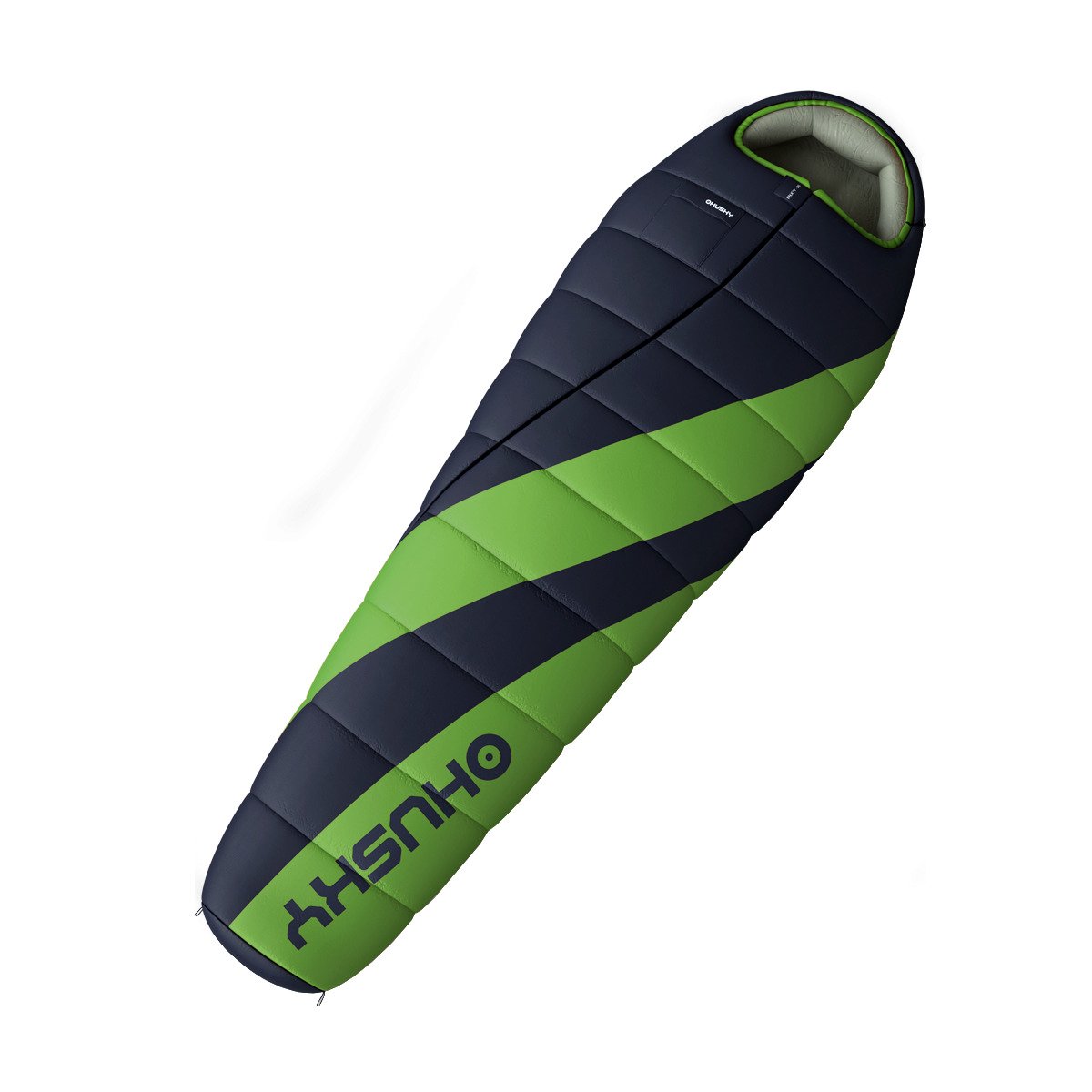 Syntetický třísezónní spacák HUSKY Espace -5°C zeleý Velikost: onesize