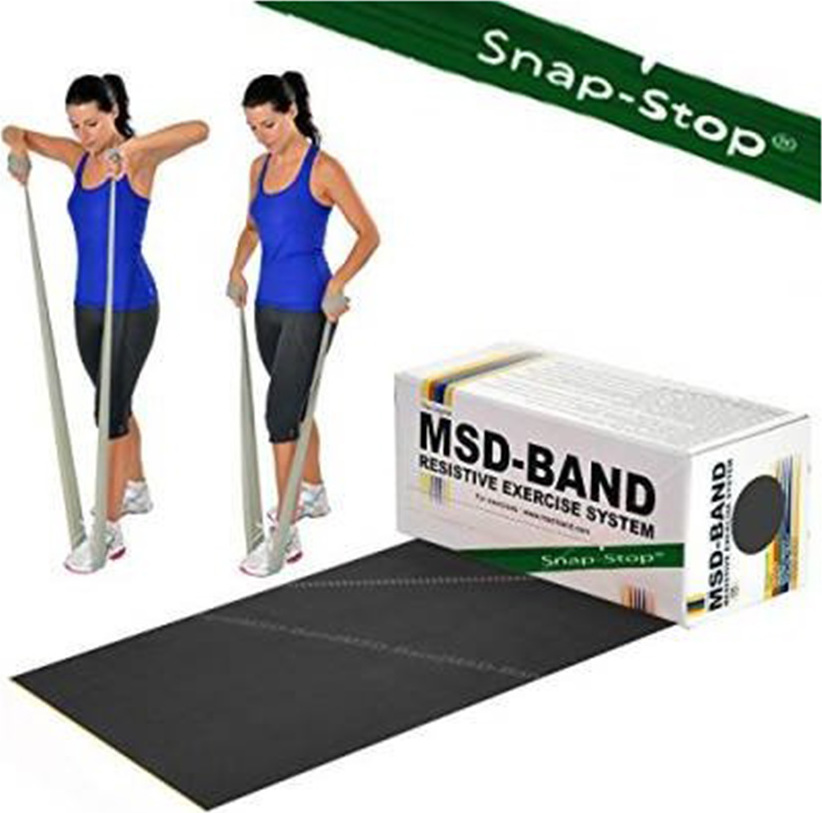 MSD BAND Cvičební pás MSD-BAND 5,5m speciálně tuhý, černý (krabička)