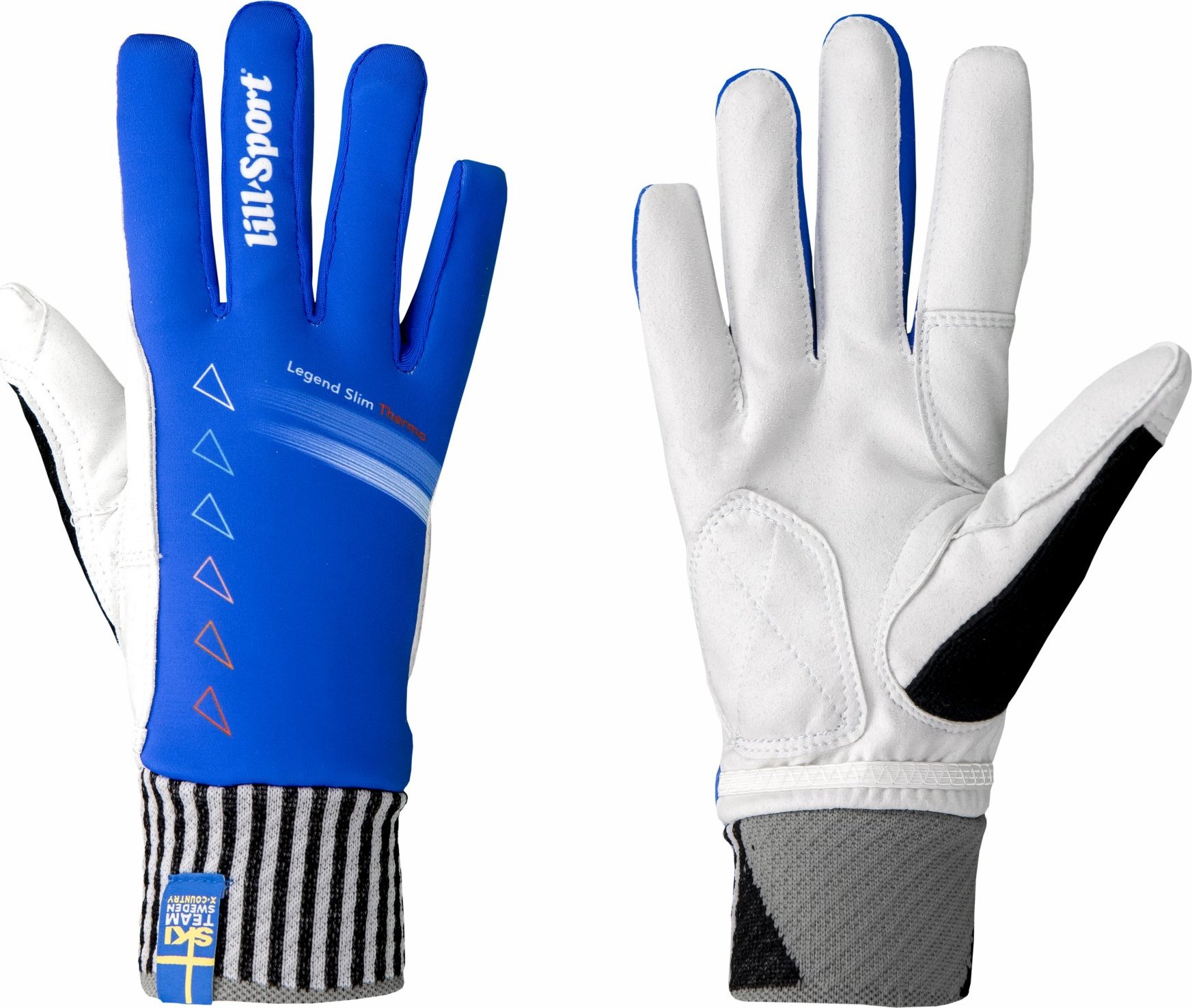 lillsport Závodní rukavice LILL-SPORT legend slim thermo - modrá Velikost: 6