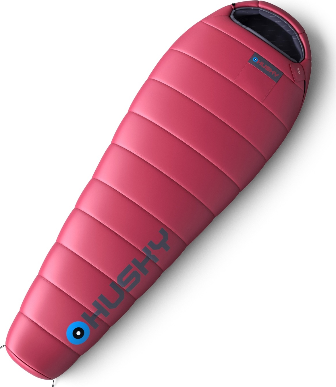 Syntetický třísezónní spacák HUSKY Ruby červený Velikost: onesize