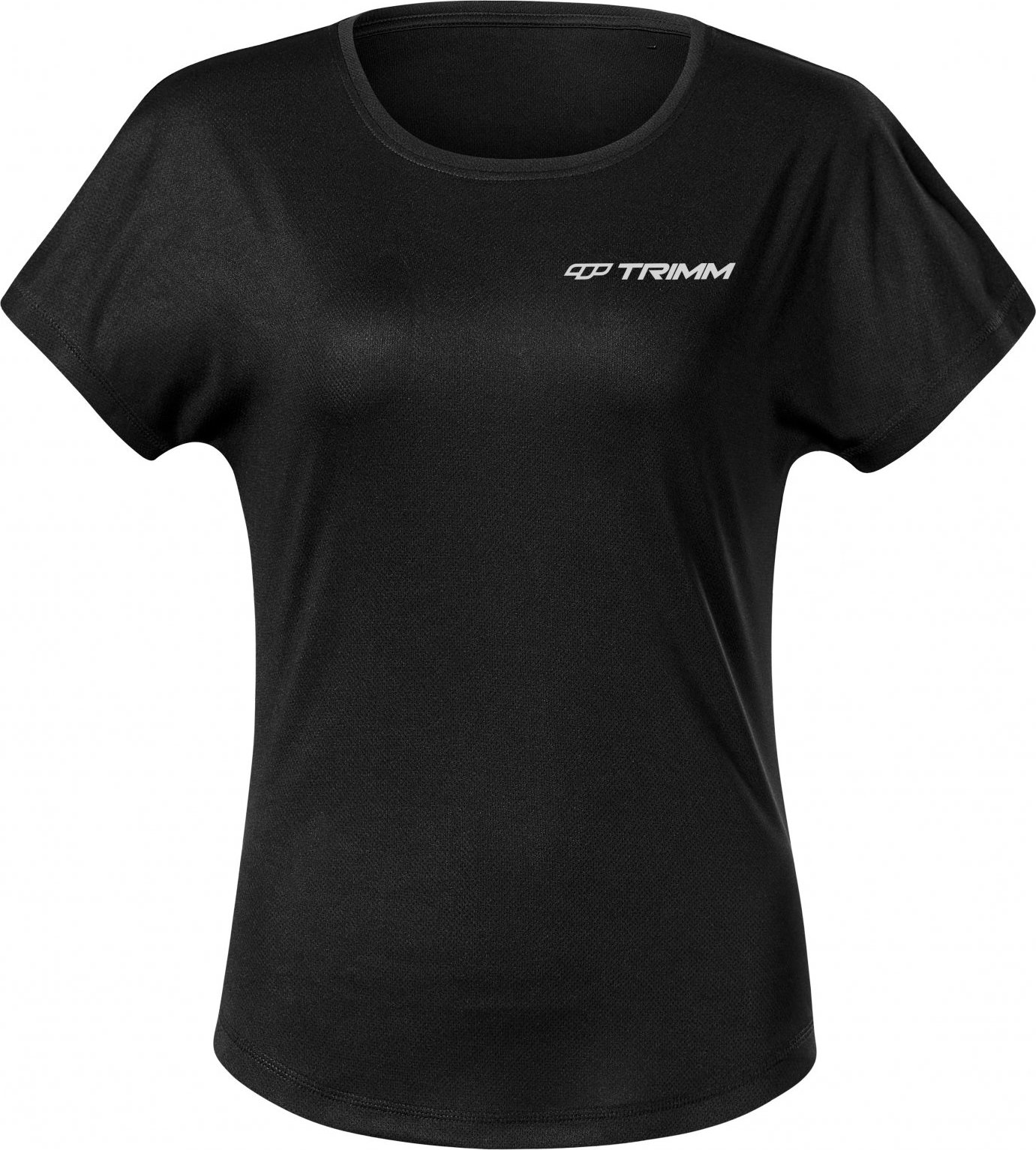Dámské funkční tričko TRIMM Change lady black melange Barva: black melange, Velikost: S