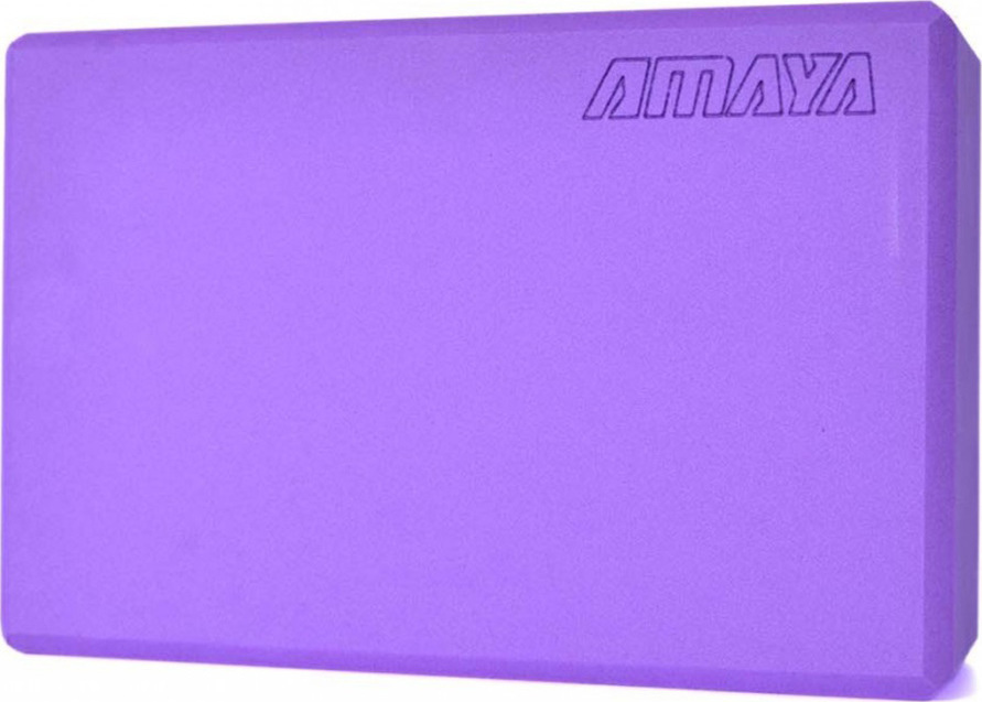 Yoga brick AMAYA pěnový blok fialová