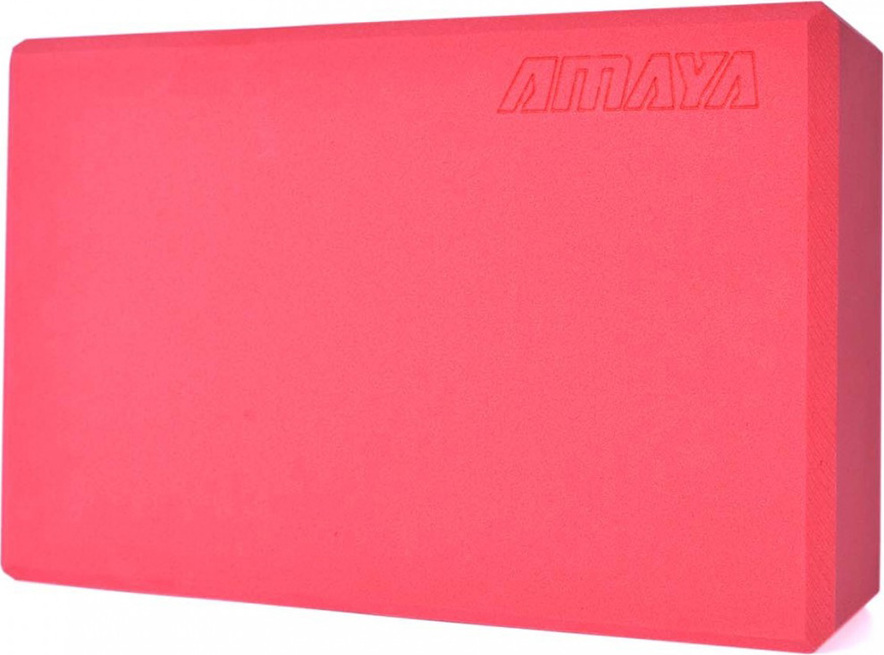 Yoga brick AMAYA pěnový blok červená